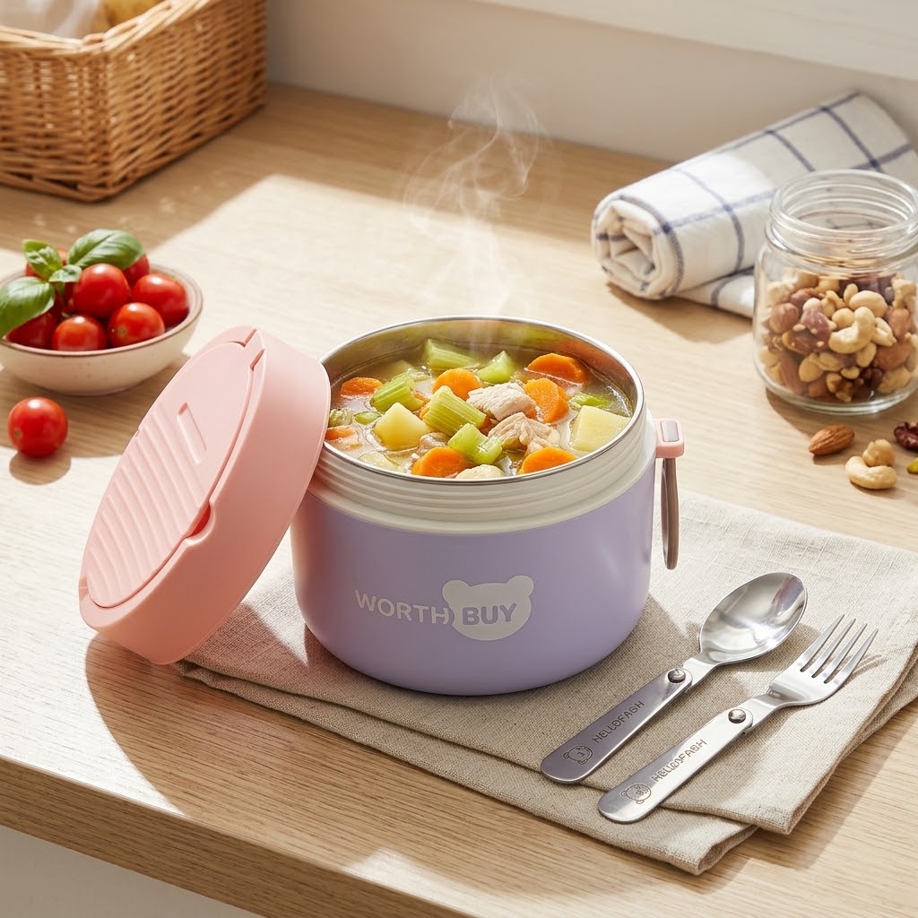 Baby Food Warmer - Termiczny pojemnik na lunch ze stali