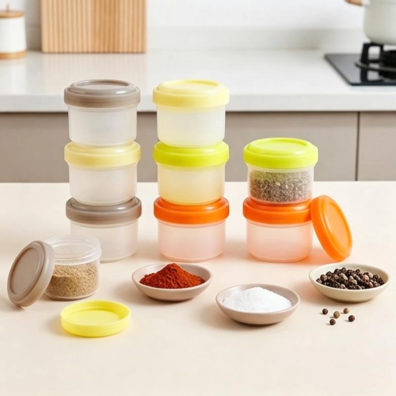 4 sztuki – małe, sztaplowane p – Baby Food Jars With Lids recenzja i cena