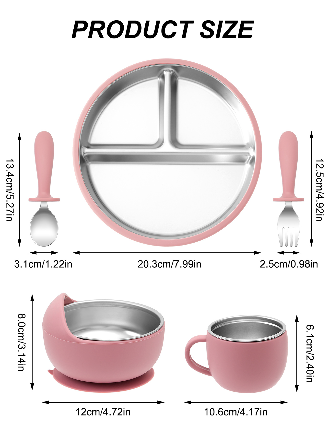 5 SZTUK Zestaw do karmienia ni – Baby Food Menu recenzja i cena